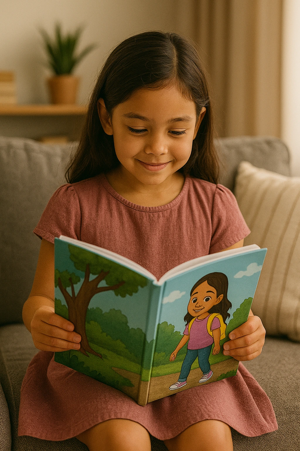 Alternative amusante au temps d'écran avec livres personnalisés