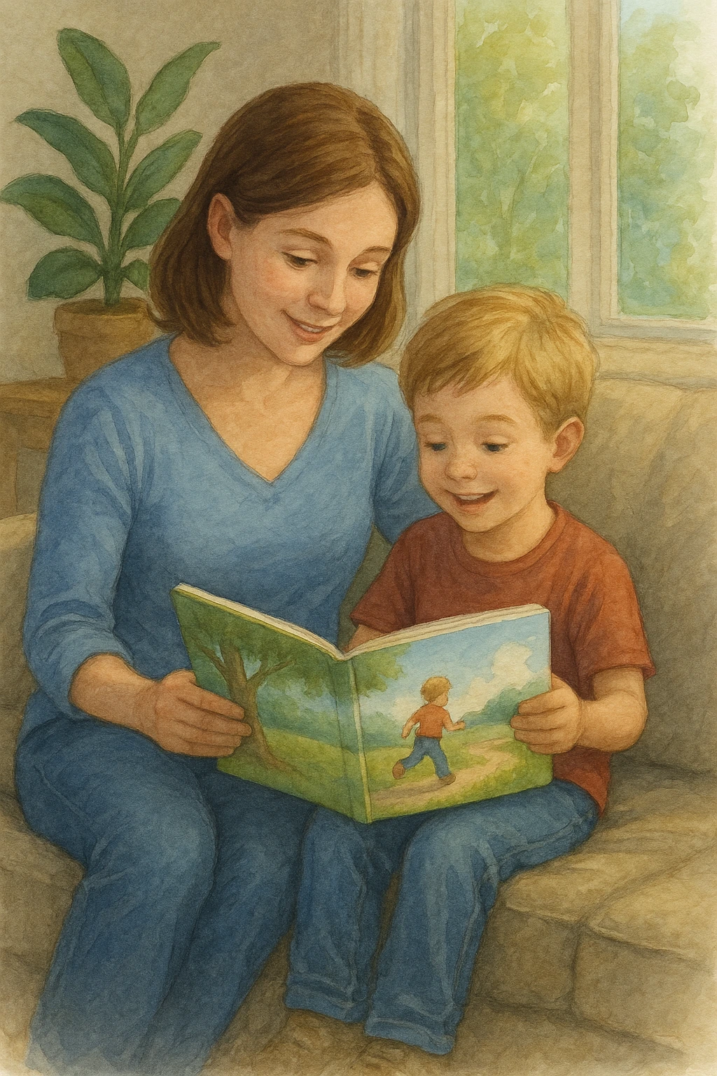 Personalized books about family relationships, traditions, and special moments