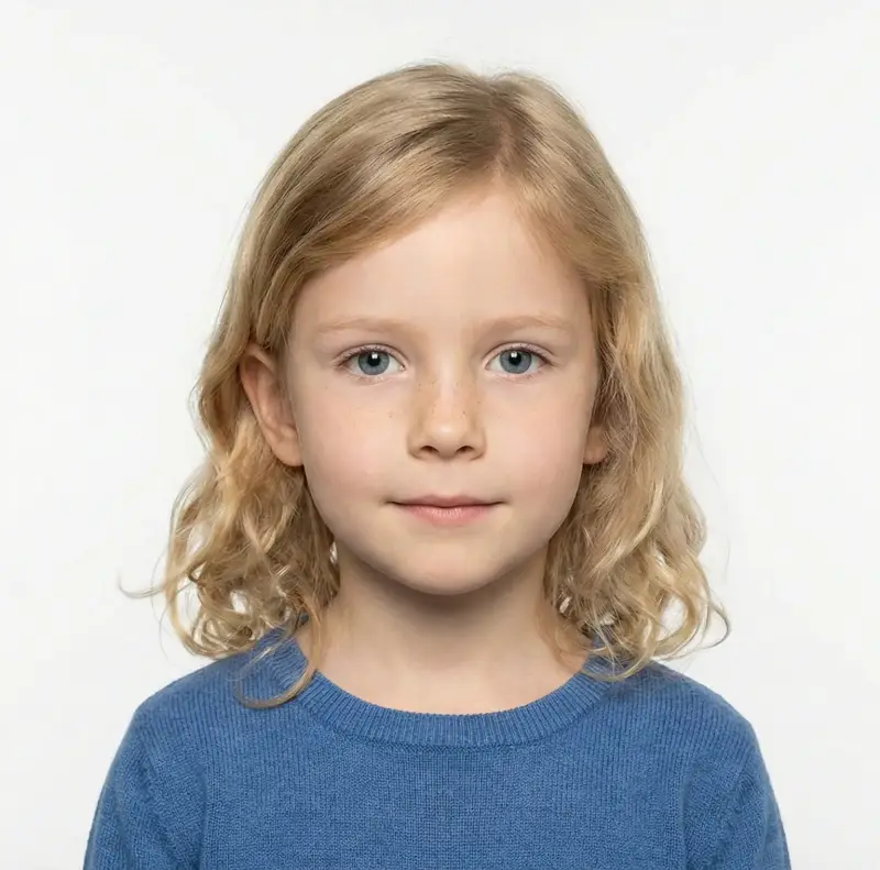Child  with personalized book