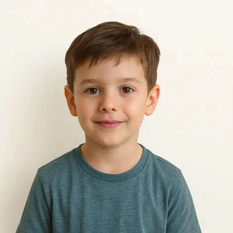 Real photo child
