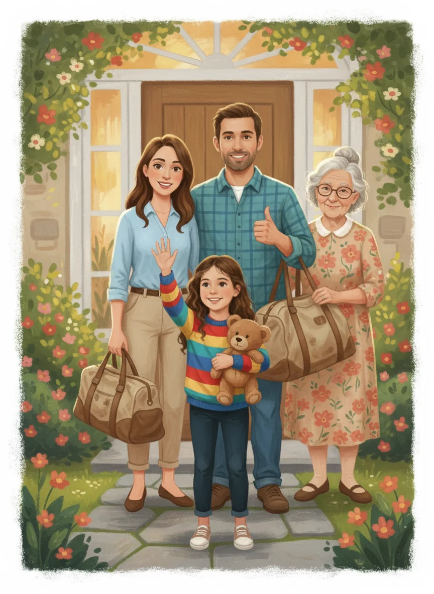 Ella's Wonderful Adventure with Grandma and Grandpa