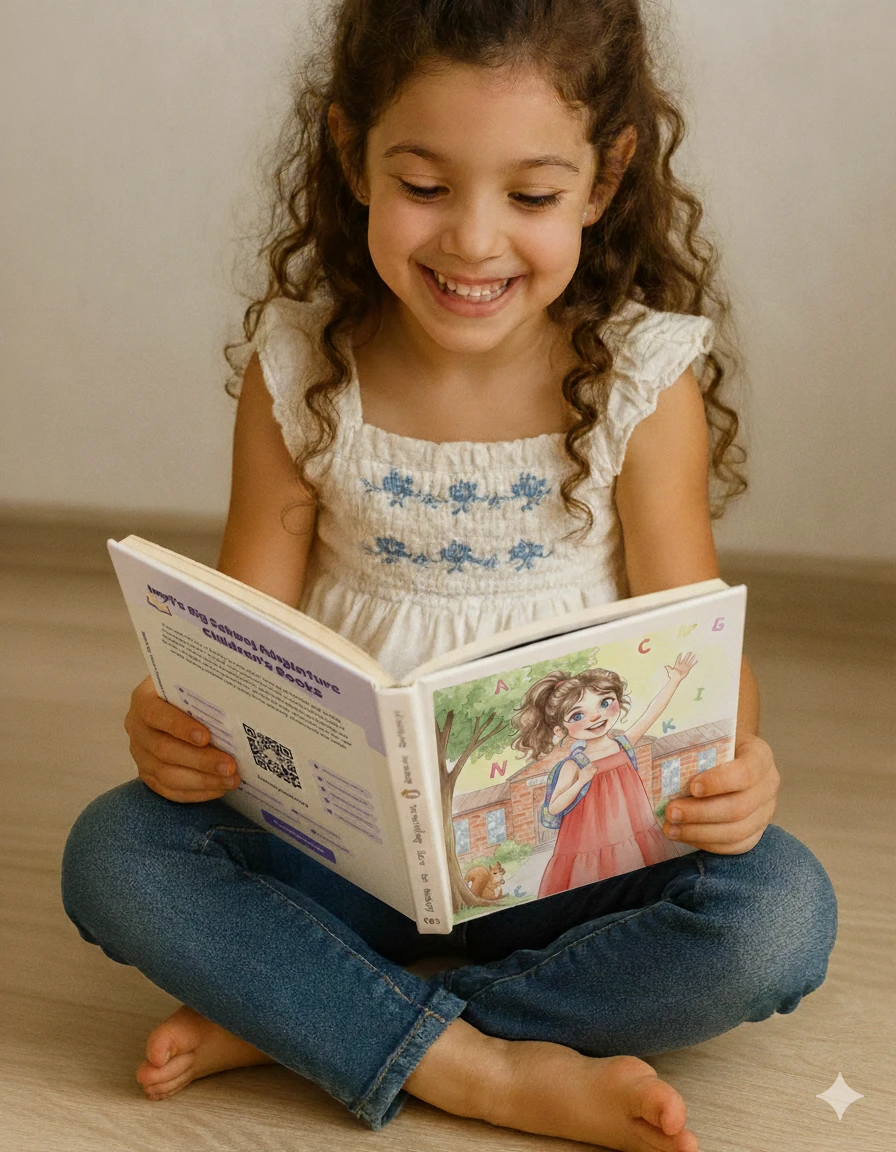 אמא וילדה קוראים ספר יחד